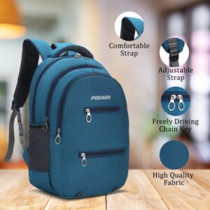 Pogago Waterproof Travel Backpack – Business Backpack with Multiple Pockets, Fits 17-Inch Laptop