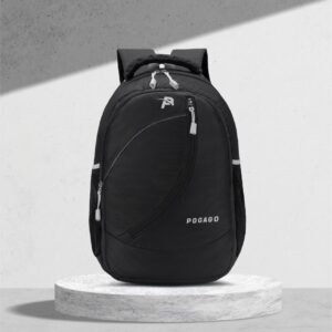 POGAGO Fashionable Men’s Backpack – Large Capacity Water-Resistant School & Laptop Backpack, Fits 15-17 Inch Laptops