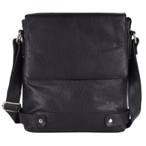 Men’s Business Side Bag – 100% Pure Cow Leather Genuine Messenger Bag