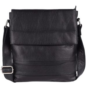 100% Pure Cow Leather Men’s Business Side Bag – Durable and Stylish Leather Sling