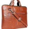 Men’s Synthetic Leather Laptop Messenger Bag – Perfect Blend of Style & Functionality