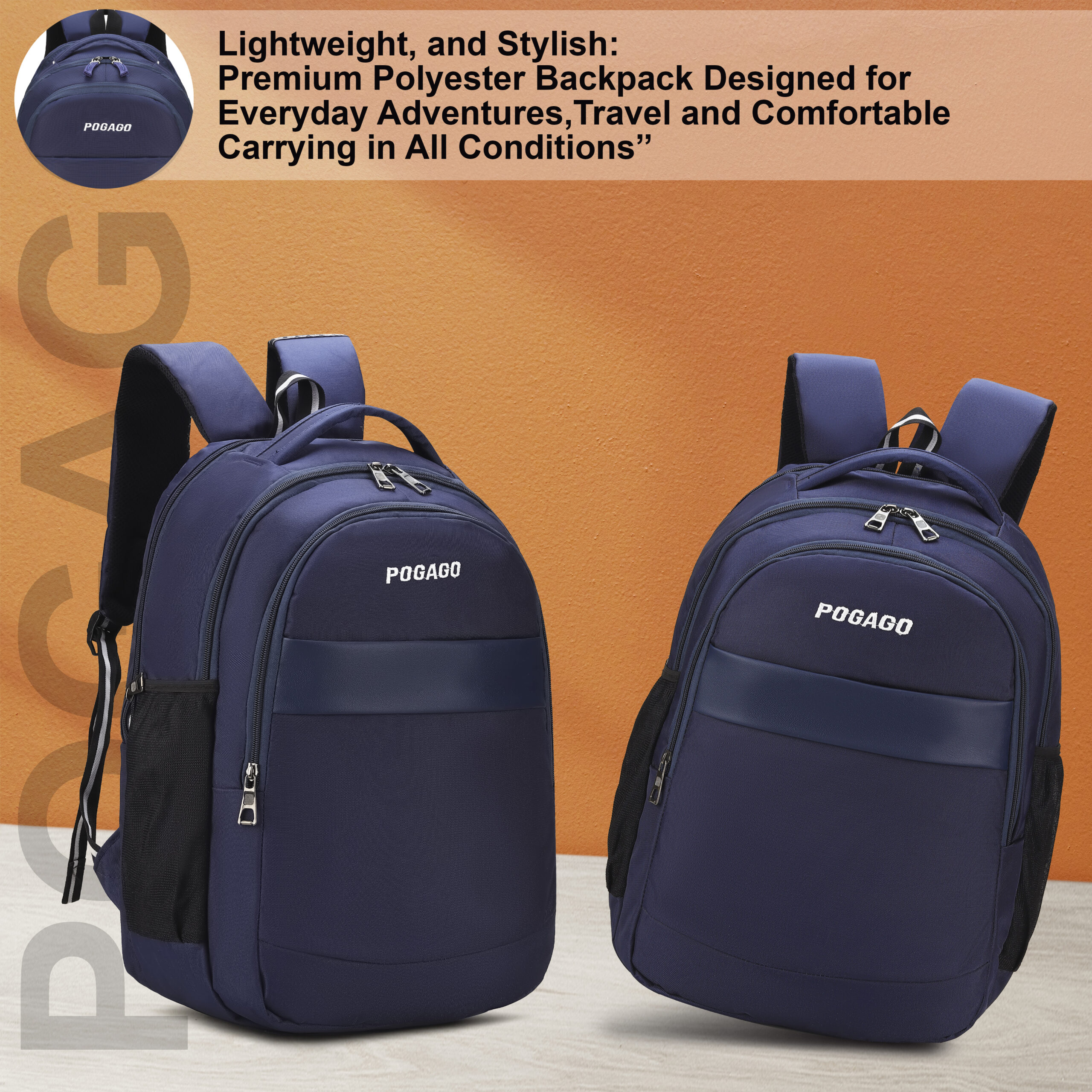 Wooden table product backdrop, orange wall design