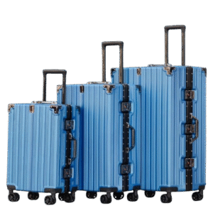 Premium Aluminum Hard Shell Luggage | Zipperless Suitcase Set with TSA Lock | Silent 360° Spinner Wheels | 3 Piece Set 20" 24" 28" Inches
