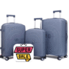 3-Piece Polypropylene Luggage Set- (28", 24", 20") sizes