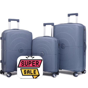 3-Piece Polypropylene Luggage Set- (28", 24", 20") sizes